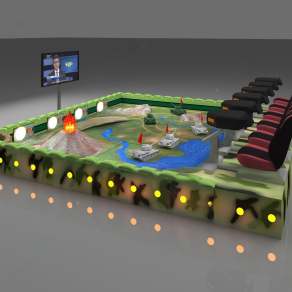 现代游乐场设备3D模型下载